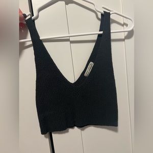 Urban outfitters cropped sweater tank